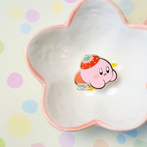 Poyo and Dee "Fruit Berets" Hard Enamel Pin - Poyo / [A Grade] / Simple Rubber Back