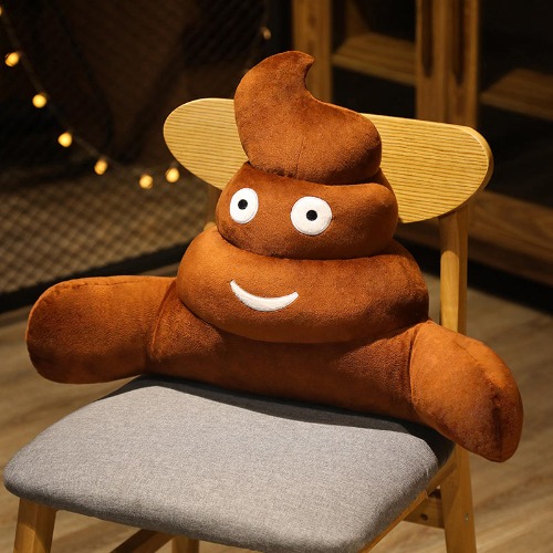 Hilarious Poop Plush: Office Decor - Brown / 60*45cm