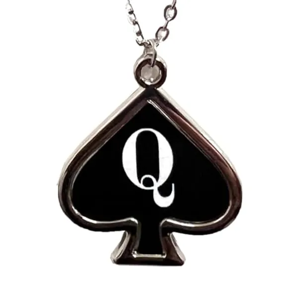 The Hotwife Club Queen of Spades Necklace