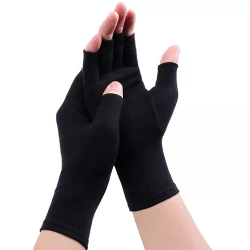 Compression Gloves - Medium / Black