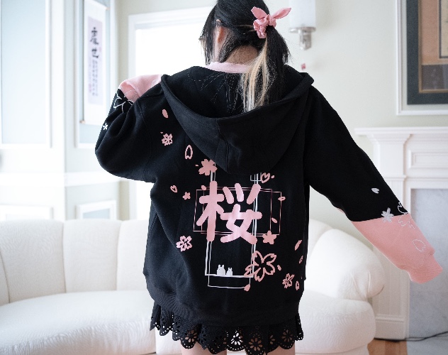 Sakuraesthetic Zip Hoodie | chirofish