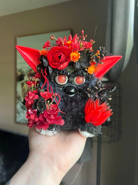 Red Alien Custom Furby