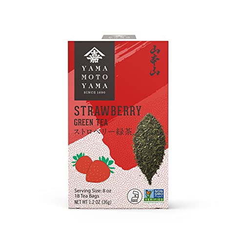 Yamamotoyama Strawberry Green Tea, 18 bags - Strawberry Green Tea