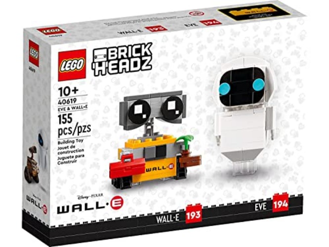 LEGO Brickheadz Disney Eve #194 and Wall-E #193 Set 40619