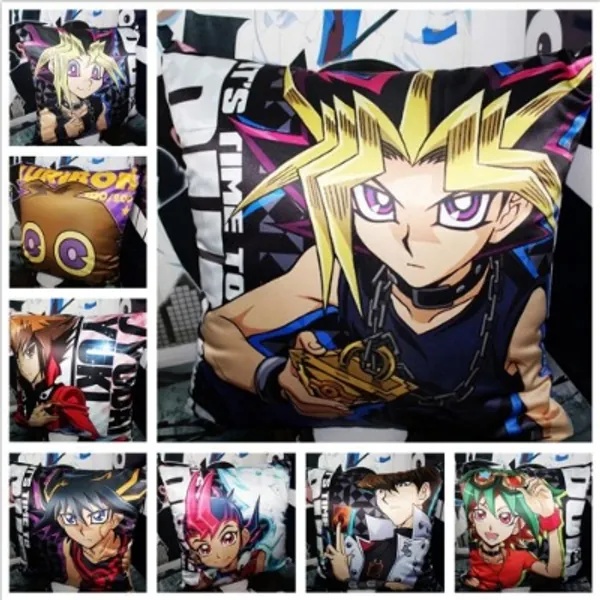 Anime Yu gi oh Dm Duel Monsters Gx 5ds Zexal A rcv Cushion Pillow Case Pillowcase Yuya Sakaki Yami Yugi Home/bed/sofa/car Decor|Anime Costumes| - AliExpress