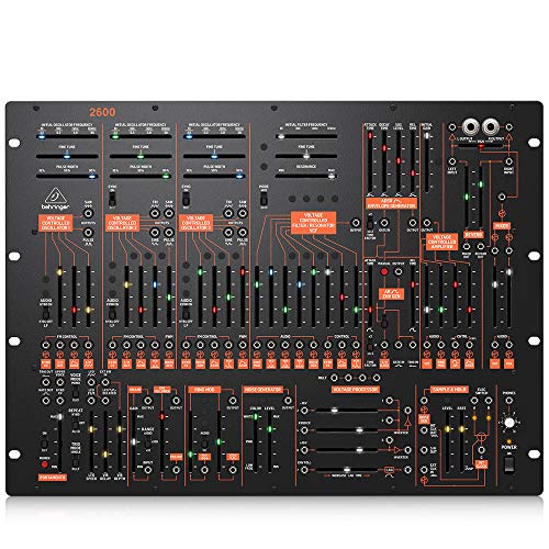 Behringer 2600 Semi-Modular Analog Synthesizer with 3 VCOs and Multi-Mode VCF in 8U Rack-Mount Format - Synthesizer