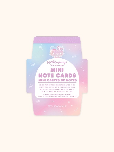 Hello Kitty 50th Anniversary Mini Memo with Stickers | Default Title