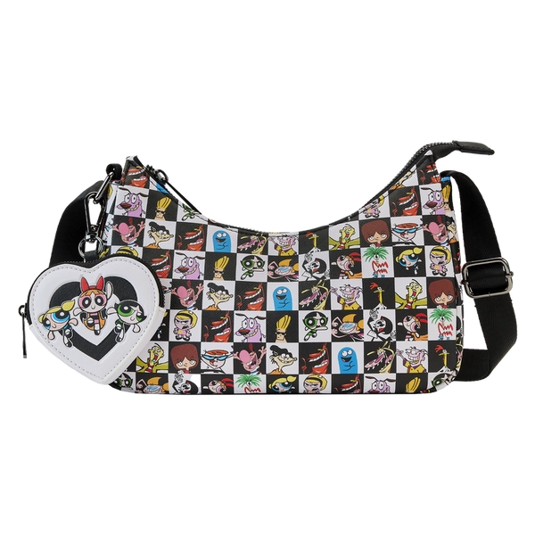 Cartoon Network Retro Collage Crossbody Bag with Coin Pouch