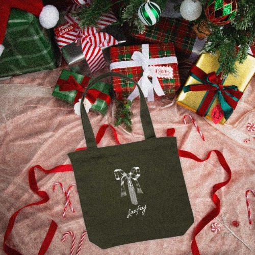 Evergreen Ribbon Tote | Default Title