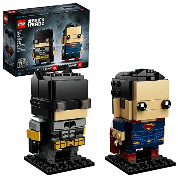 LEGO BrickHeadz Tactical Batman and Superman 41610 Building Kit (209 Piece) (Amazon Exclusive)