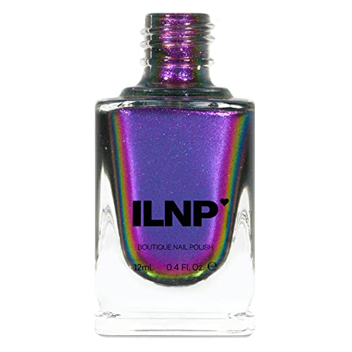 ILNP Peace - Blue, Purple, Fuschia, Pink, Gold Color Shifting Ultra Chrome Nail Polish - Peace - 0.4 Fl Oz (Pack of 1)