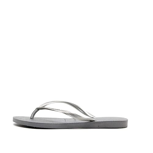 Havaianas Women's Slim Season Flip Flop - 9-10 - Grey(steel Grey)
