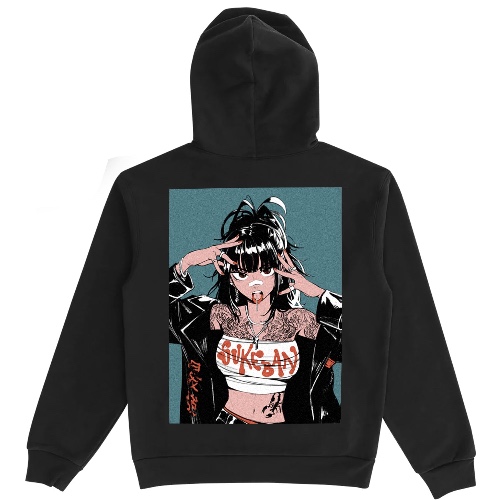 Sukeban Hoodie | Black - xxl