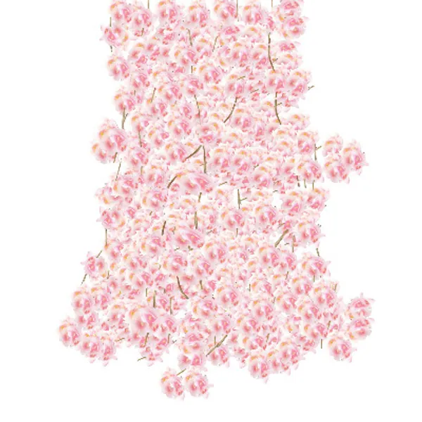 YUESUO 4pcs Cherry Blossom Decor Artificial Flower Vines Hanging Silk Flowers Garland for Wedding Kawaii Japanese Room Decor