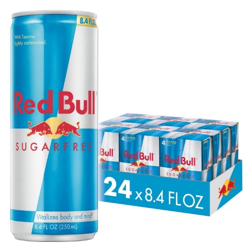 Red Bull Energy Drink, Sugar Free,8.4 Fl Oz (Pack of 24) - 