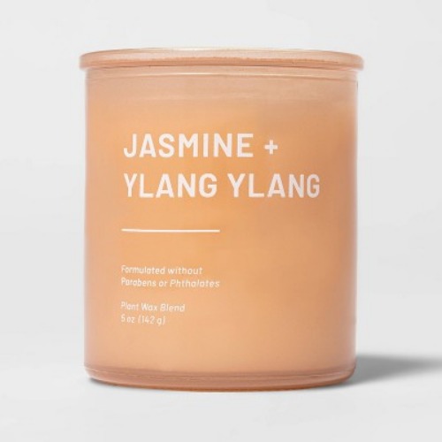 Target: 5oz Glass Jar Jasmine and Ylang Candle Orange - Project 62™