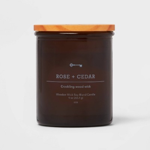 Target: Rose + Cedar Candle