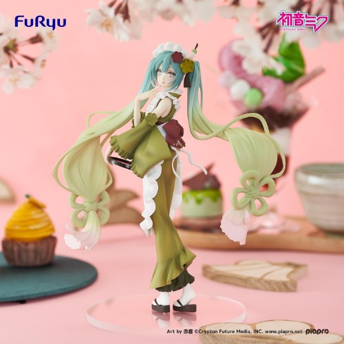 Piapro Characters - Hatsune Miku - Exceed Creative Figure - Sweet Sweets - Matcha Parfait (FuRyu) - Brand New