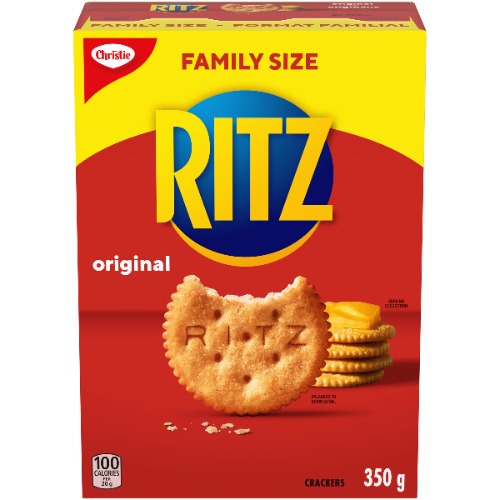 Ritz CHRISTIE Crackers, 350 G Back to School Snack - Ritz Original 350 g (Pack of 1)