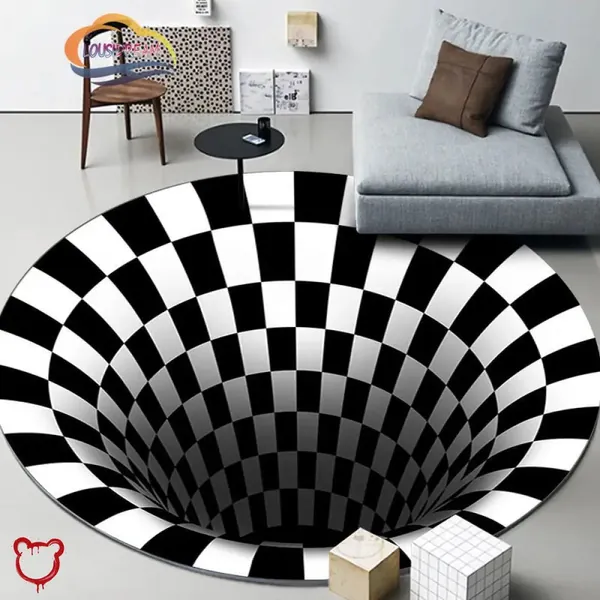 Psychedelic Stereovision Rug