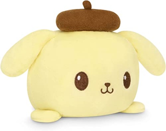 TeeTurtle - The Officially Licensed Original Sanrio Plushie - Pompompurin - Cute Sensory Fidget Stuffed Animals That Show Your Mood - Pompompurin