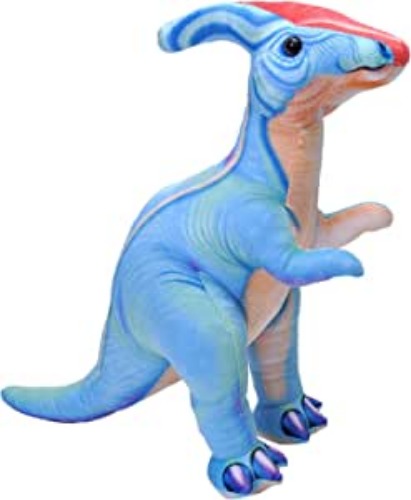 WILD REPUBLIC Dinosaur Parasaurolophus, Gift for Kids, Plush Toy, Fill is Spun Recycled Water Bottles, 12 Inches, Model Number: 24263