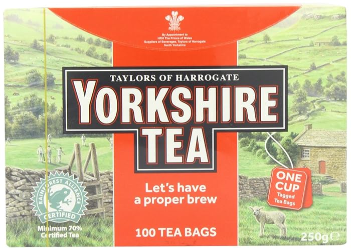 Taylors Yorkshire Tea One Cup String and Tag Tea Bags (Pack of 100)