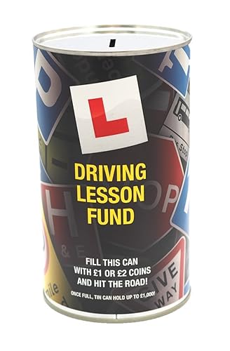 CanTastic Driving Lesson Fund Savings Tin, Lrg