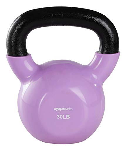 Amazon Basics Vinyl Kettlebell - 30 Pounds