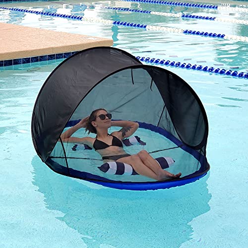 Pest Awaysis Patented Swimming Pool Float Bug Prevention Net - No More Bees, Wasps, Mosquitos, and 40% Sunblock  - 24.0 Inches