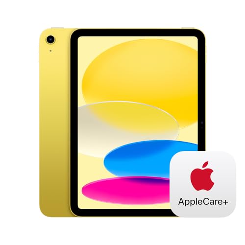 Apple iPad (10th Generation) Wi-Fi 64GB - Yellow with AppleCare+ (2 Years) - WiFi - 64GB - Yellow - With AppleCare+ (2 Years)