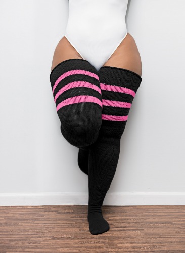 Black & Pink Stripes | Default Title