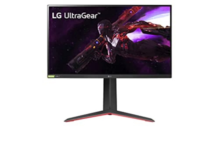 LG 27GP850-B Ultragear Gaming Monitor 27 inch QHD (2560 x 1440) Nano IPS Display 1ms Response Time 165Hz Refresh Rate NVIDIA G-SYNC Compatible AMD FreeSync Premium Tilt/Height/Pivot Adjustable Stand