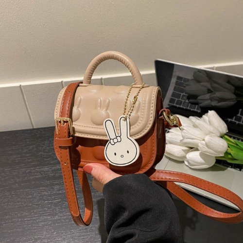 Chocolate Bunny Bag - Tan & Brown