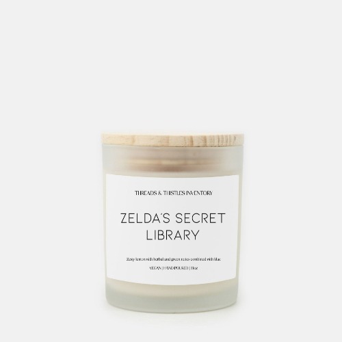 Zelda's Secret Library | 11oz Candle | The Legend of Zelda - Lemon & Lilac Leaves