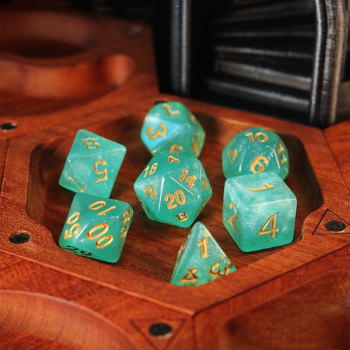 Conjunto de dados D&D de 7 piezas 