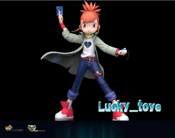 t1-studio x Dark Knight Digimon Makino Ruki GK Figure Toy Resin Model Statue