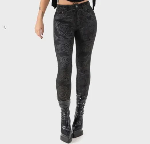 Killstar: Nora Trousers [BLACK LILY] 