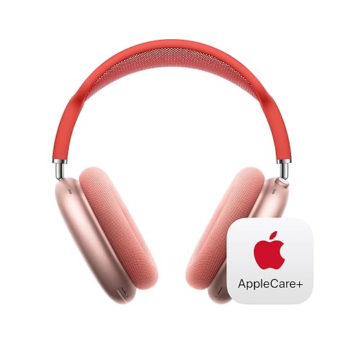 Apple AirPods Max Wireless Over-Ear Headphones with AppleCare+ (2 Years) - Pink - Lightning - Pink - With AppleCare+ (2 Years)