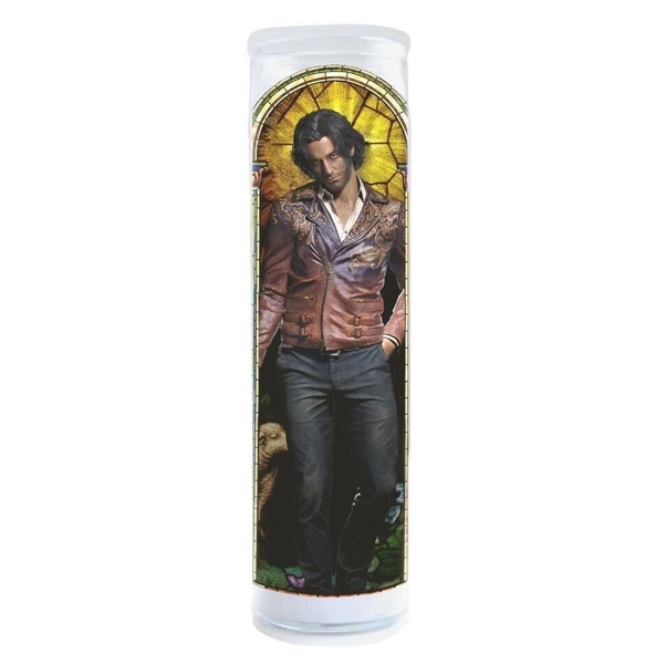 Luis Serra Navarro - Prayer Candle - Resident Evil 4 Remake - Los Illuminados - Las Plagas - Sticker