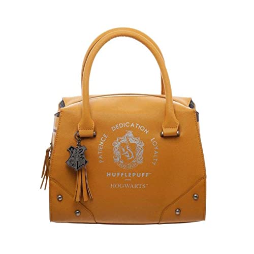 Harry Potter Hufflepuff Plaid Top Handbag