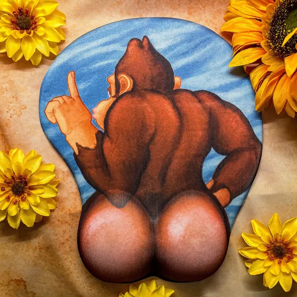 Donkey Kong ONCE Naked Booty Edition 3D Mousepad