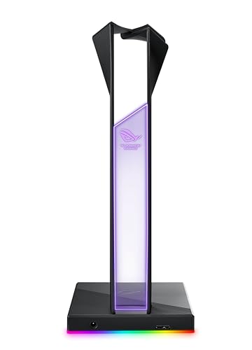 ASUS ROG Throne QI Gaming Headset Halterung (Wireless Charging, 7.1-Surround-Sound, zwei USB-3.1-Anschlüsse, AURA Sync) - Aura Sync (Ja) - Wireless Charging (Ja)