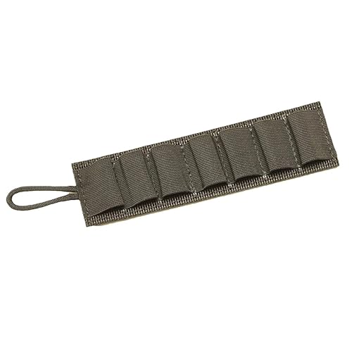 Esstac 7 Round Tearaway Shotgun Shell Carrier Cards for 12 Gauge with Hook & Loop Backing - Black