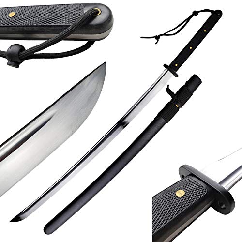 Musashi - Modern Tactical Katana Forged with 1060 Carbon Steel Katana Samurai Sword Full Tang