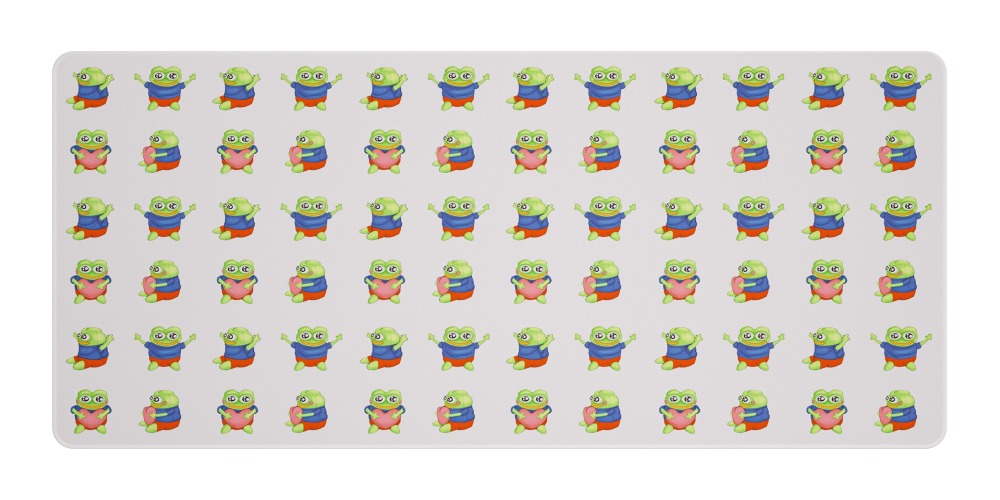Peepo Desk Mat - Light (Collab @ PeepoParadise)