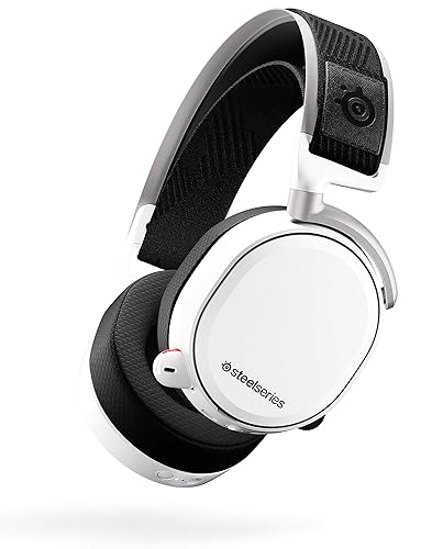 SteelSeries Arctis Pro Wireless Gaming Headset - Lossless High Fidelity Wireless + Bluetooth for PS5/PS4 and PC - White - White - Wireless - Arctis Pro - Headset
