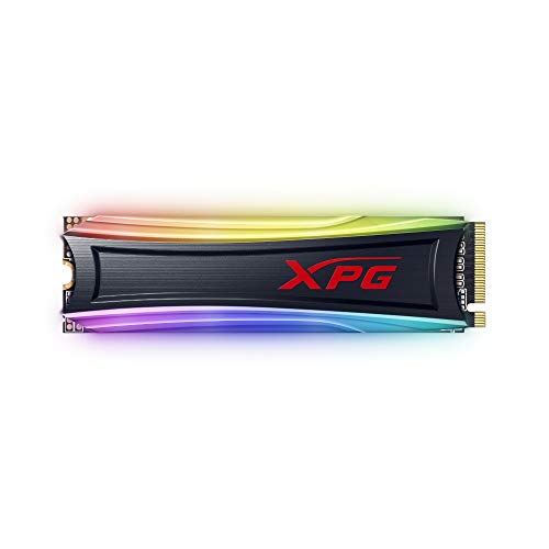 XPG S40G 1TB RGB 3D NAND PCIe Gen3x4 NVMe 1.3 M.2 2280 Internal SSD (AS40G-1TT-C) - 1TB - 3500/3000MB/s
