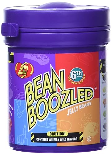 Jelly Belly BeanBoozled Mystery Bean Jelly Bean Dispenser, Assorted Flavors, 3.5-oz - 3.5 Ounce (Pack of 1)
