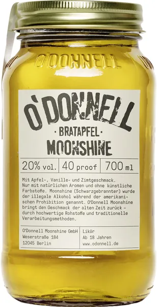 O'Donnell Moonshine -"Roasted Apple" | 700ml | 20% ABV | 40 proof
